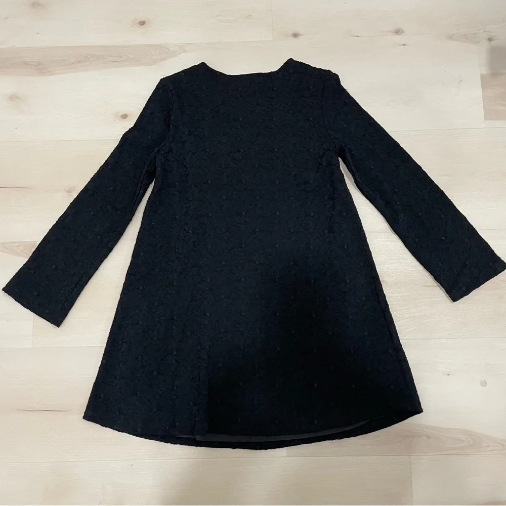 Neiman Marcus Women's XS Little Black Dress Lace Longsleeve Lined - Picture 12 of 14